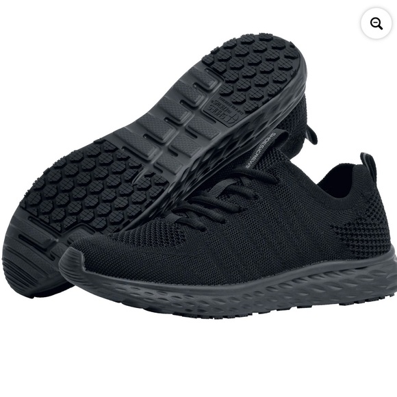 Shoes For Crews Shoes - ❤️Shoes ForCrews EverlightWomen's Slip Resistant Work Shoes, Black Knit Sneakers